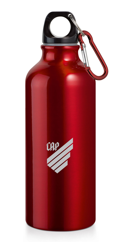 Garrafa vermelha personalizada Athletico